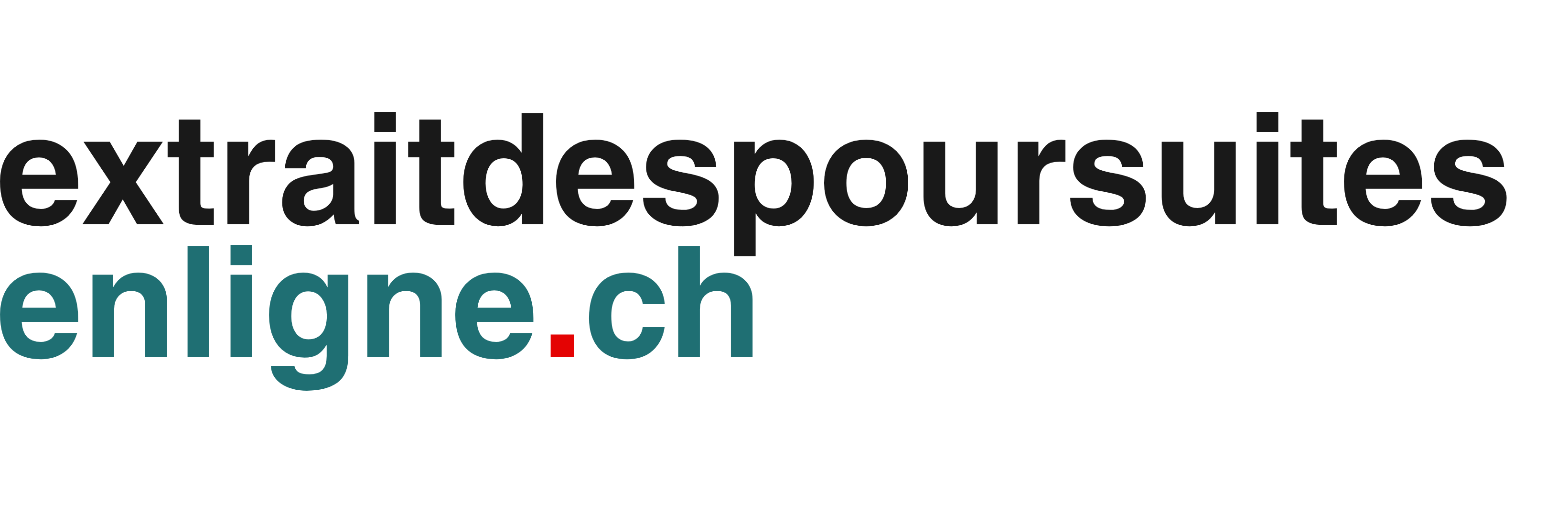 Extrait des poursuites en ligne